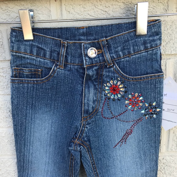 NEW My Vintage Baby Embellished Toddler Jeans - Picture 4 of 8
